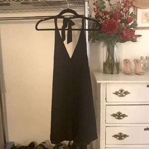 Zara Trafaluc Low Back Halter Mini Dress